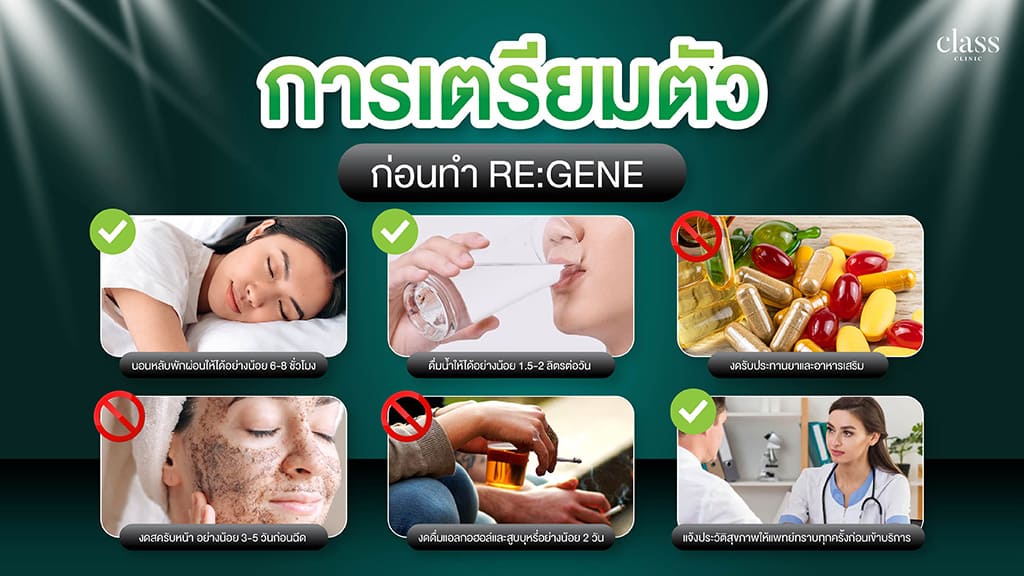 การเตรียมตัวก่อนทำ RE_GENE_